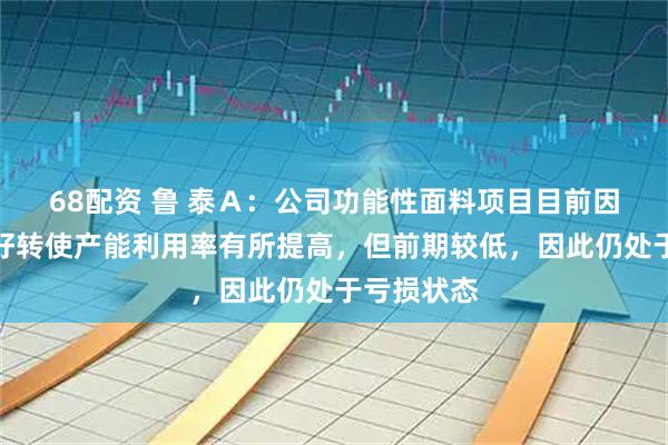 68配资 鲁 泰Ａ：公司功能性面料项目目前因订单有所好转使产能利用率有所提高，但前期较低，因此仍处于亏损状态