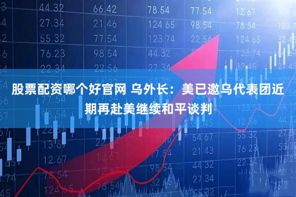 股票配资哪个好官网 乌外长：美已邀乌代表团近期再赴美继续和平谈判