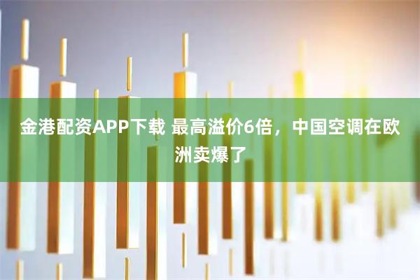 金港配资APP下载 最高溢价6倍,中国空调在欧洲卖爆了